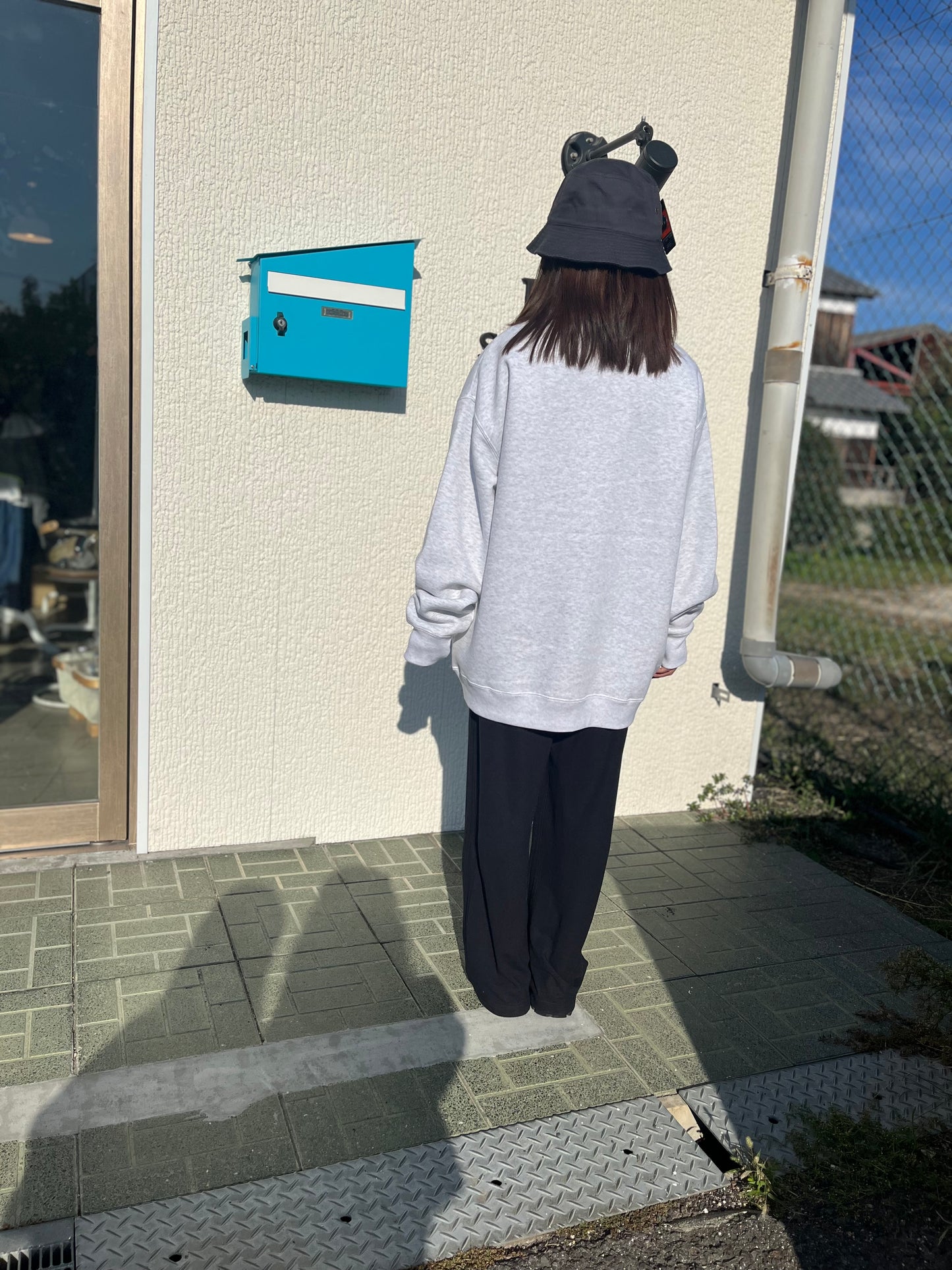 ハーフジップ トレーナー