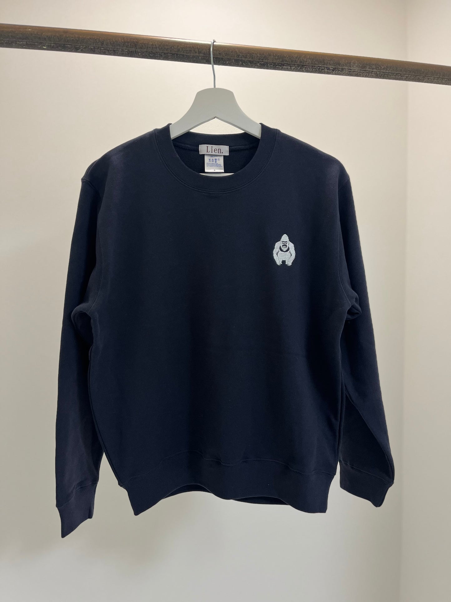 スウェット 刺繍ゴリラ