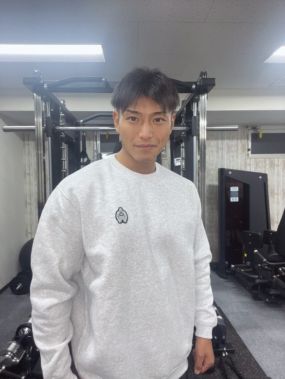 裏起毛 ワッペン ゴリラ トレーナー