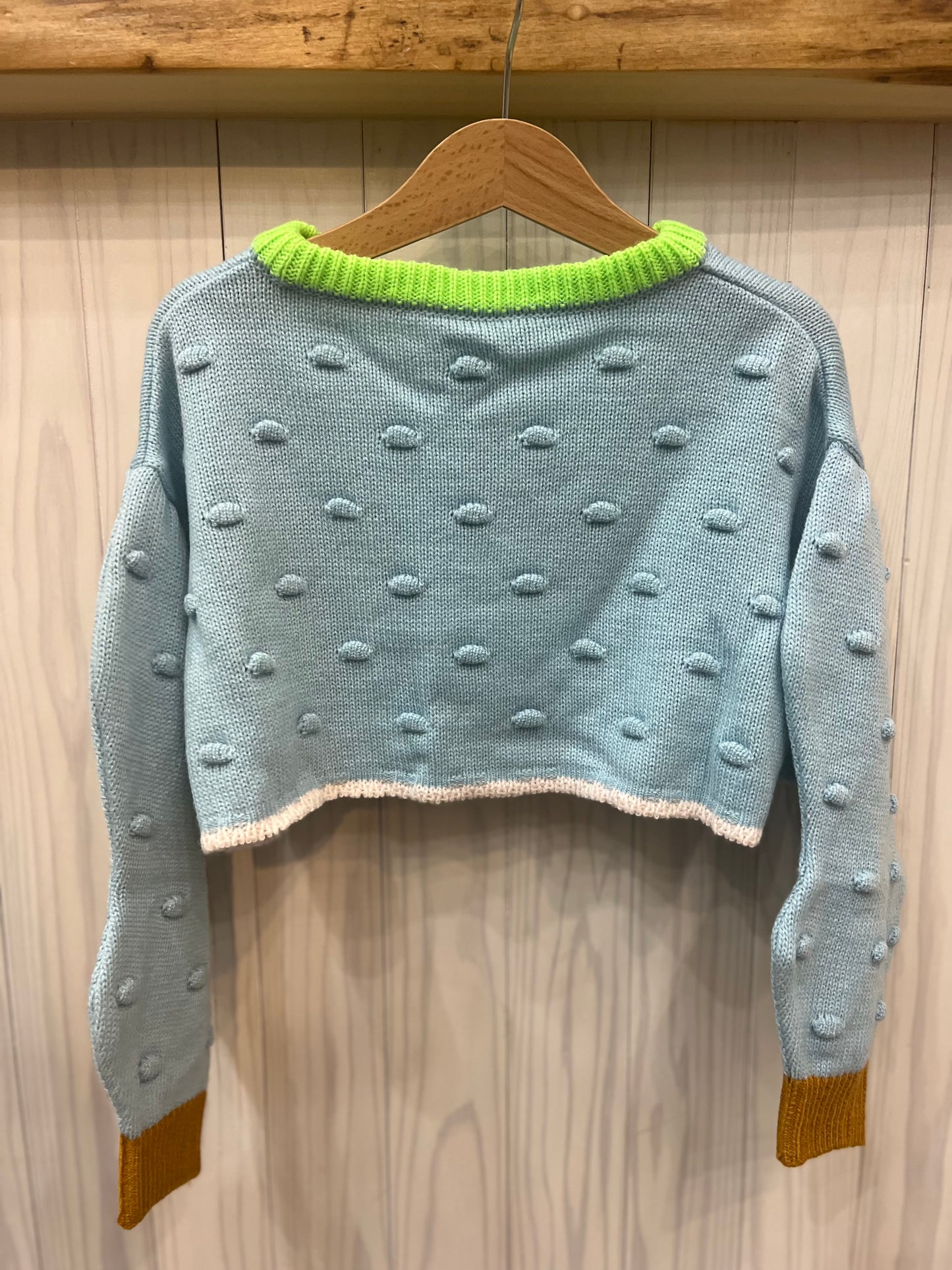 franky grow ショート丈ニット