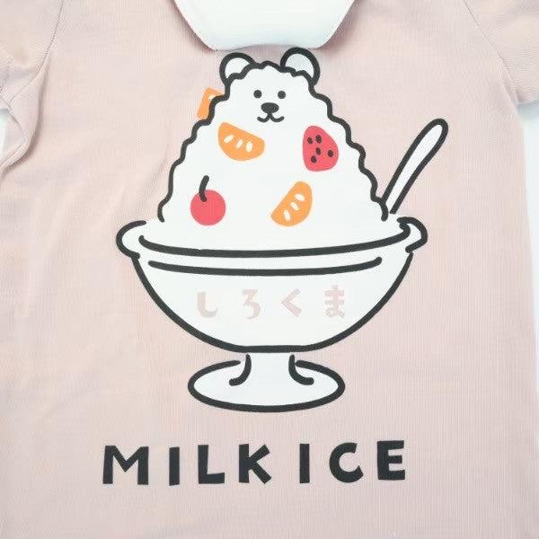 しろくまアイス 半袖Tシャツ