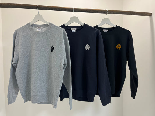 スウェット 刺繍ゴリラ