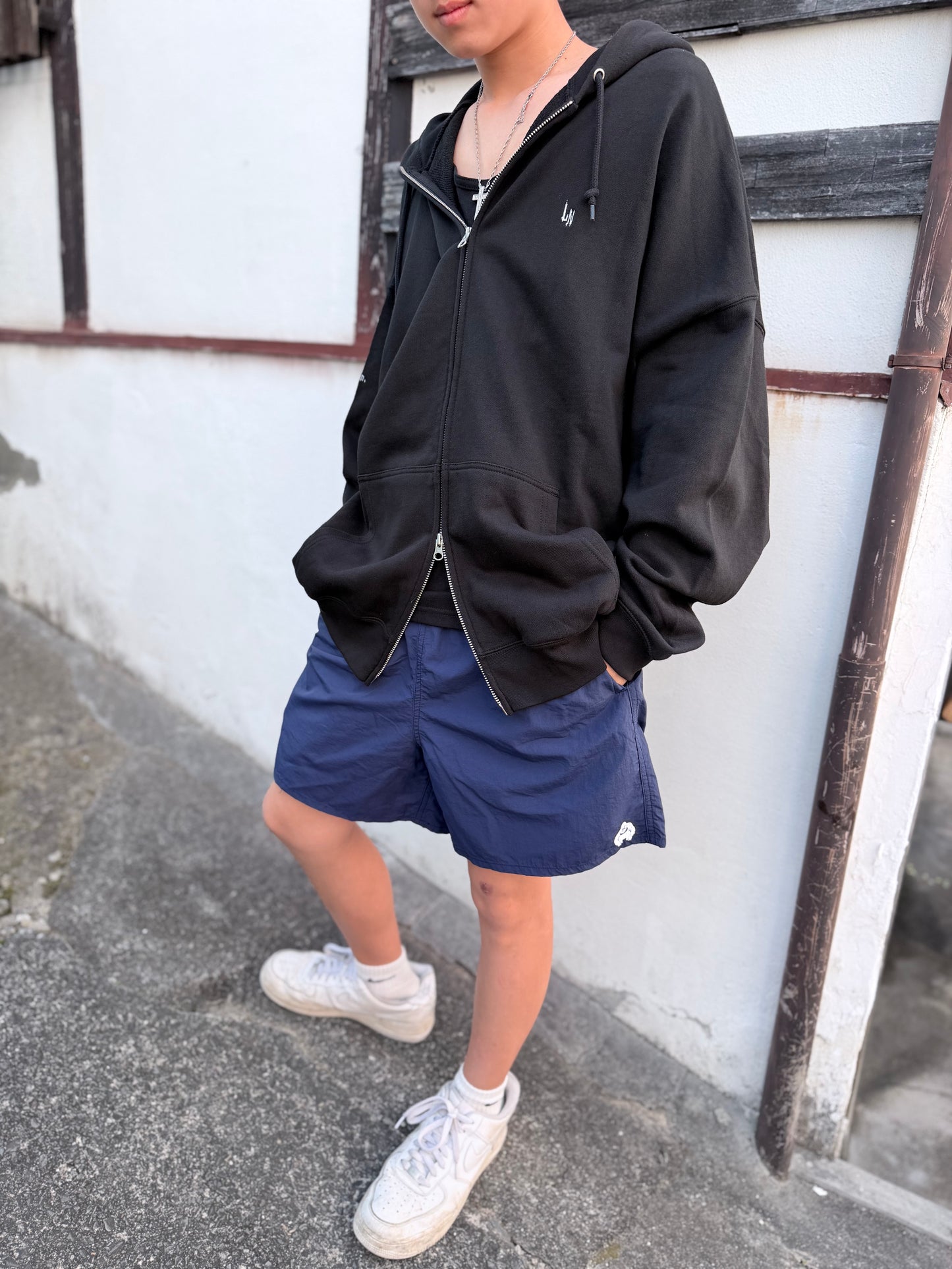 ナイロンハーフパンツ
