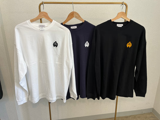 刺繍ゴリラ ビックシルエットロンT