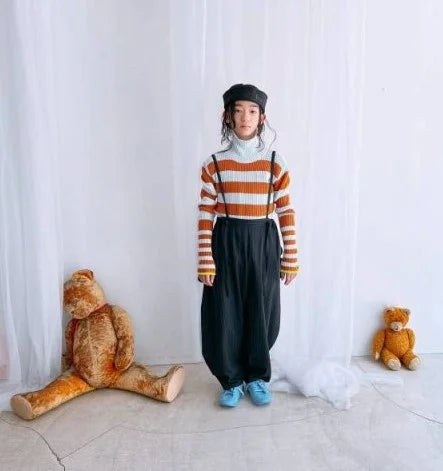 ストライプスカラップパンツ