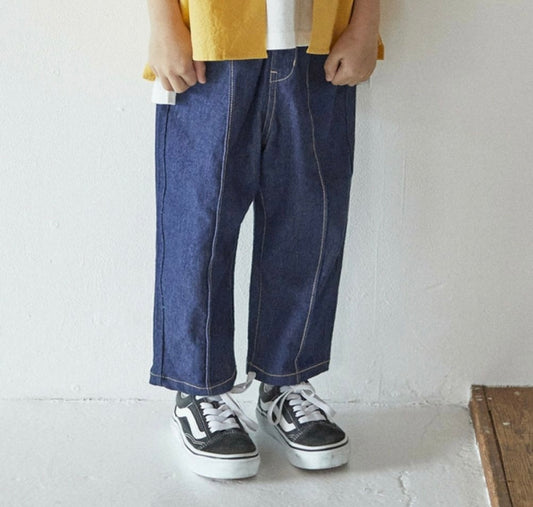 1タックデニムパンツ